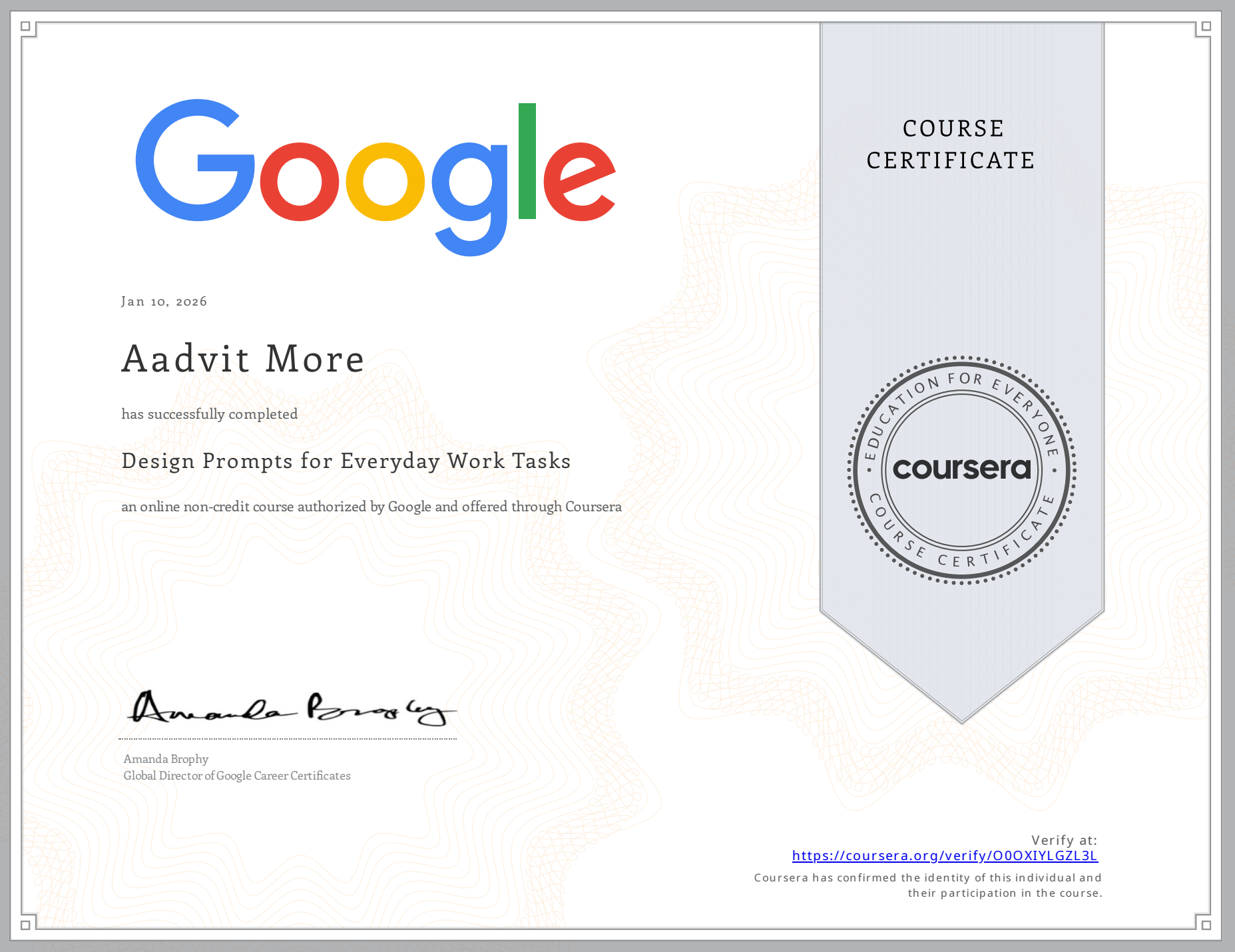 Certification 3